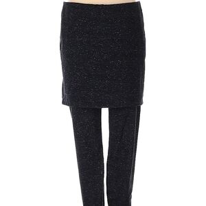 CAbi Black Leggings with Skirt Overlay